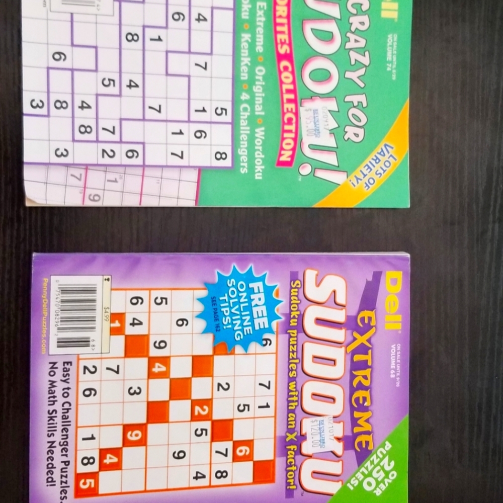 2 Sudoku Books
